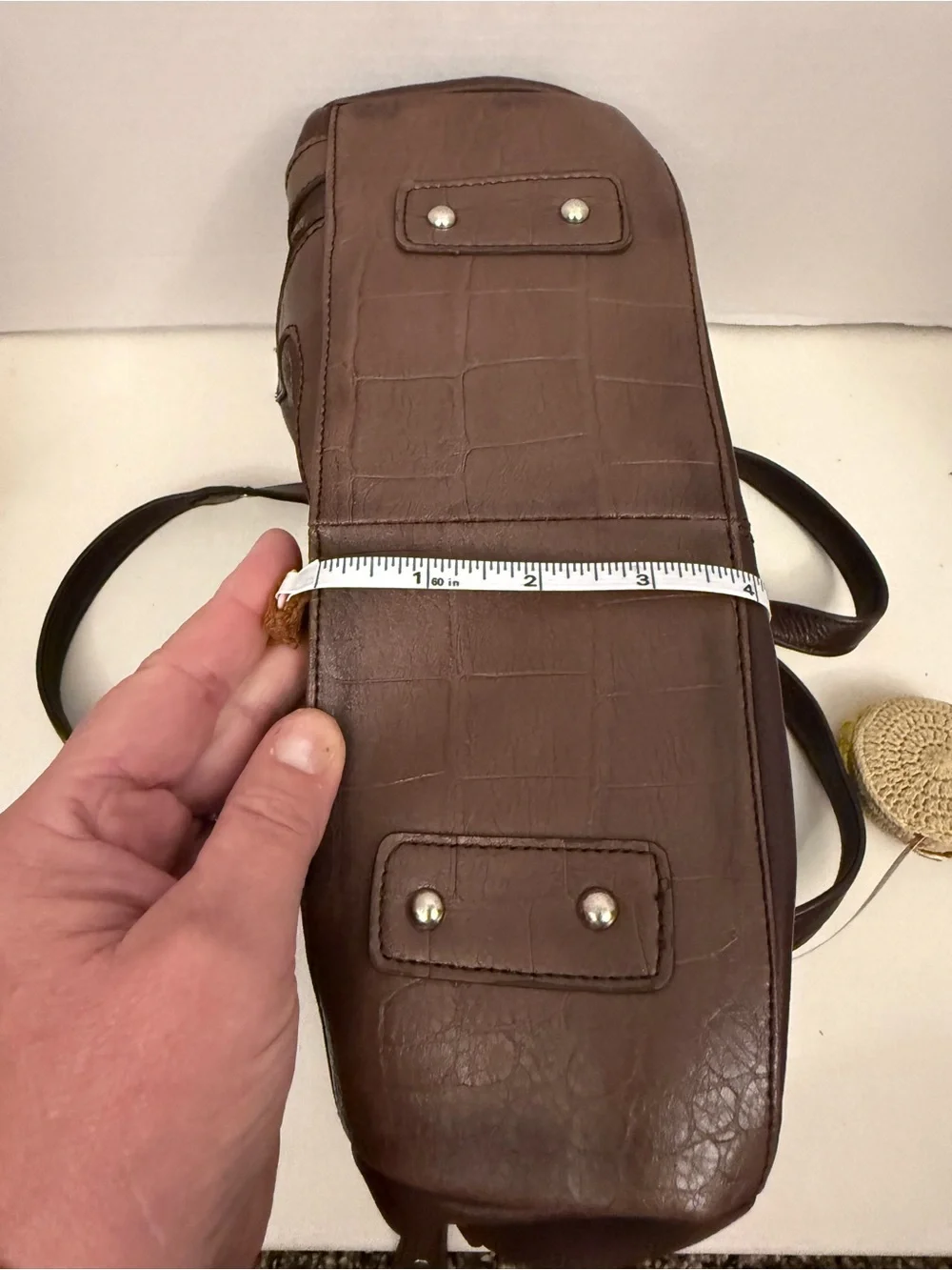 Brown Leather Shoulder Bag for Women